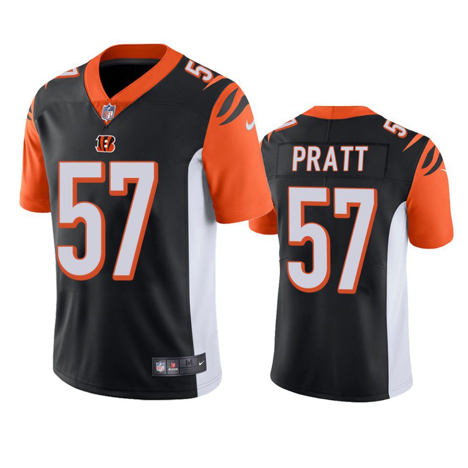 Men Cincinnati Bengals 57 Germaine Pratt Nike Black Limited NFL Jersey